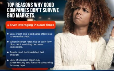 TOP REASONS WHY GOOD COMPANIES DONT SURVIVE BAD MARKETS