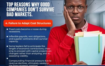 Top Reasons Why Good Companies Don’t Survive Bad Markets